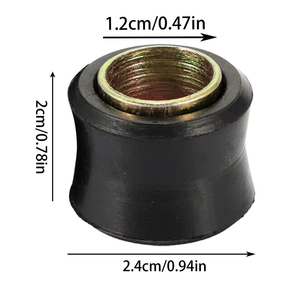 Rubber Shock Absorber Bushings Multipurpose Scooter Rear Shock Absorber Cushion 2x Scooter Accessories Wear-Resistant Shock