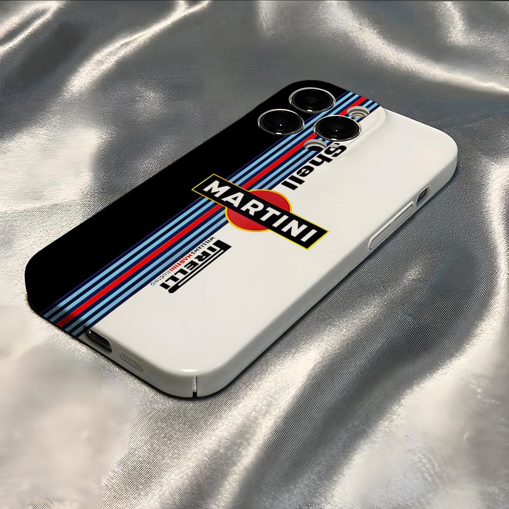 Racing Martinis Handyhülle Für iPhone 16 Pro Max 15 Pro 13 14 12 11 8 7 Plus X XR XS Max All-Inclusive-Abdeckung