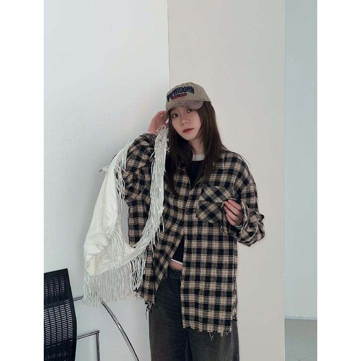 

Рубашка с длинным рукавом с буквенным принтом 2024 года в японском стиле в стиле Гонконга, свободная рубашка для мальчиков, летнее модное универсальное повседневное пальто 2XL чёрный