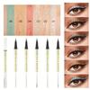 Ein-Strich-Doppelzweck-Eyeliner mit zwei Enden, wasserdichter und schweißfester, nicht verschmierender Perlglanz-Lidschattenstift