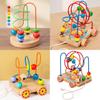 Wooden Montessori Educational Bead Maze Track Toy For Toddlers With Hand Eye Coordination Development