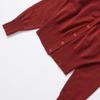 Jnleaog Autumn New Women's Clothing Fashion Style French Fashion All-Match Casual Long Sleeves V-neck Knitted Jacket