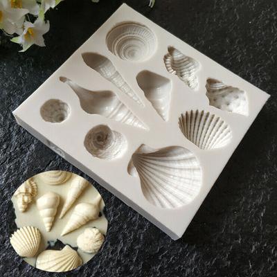 1pc Neue Conch Shell Silikon Kuchen Form DIY Fondant Kuchen Pudding Gelee Form