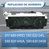 377 820 045D  5X0 820 045A ABS and Metal Black for  VW Gol Country 1996–2013 Air AC Heater Panel Climate Control Assy