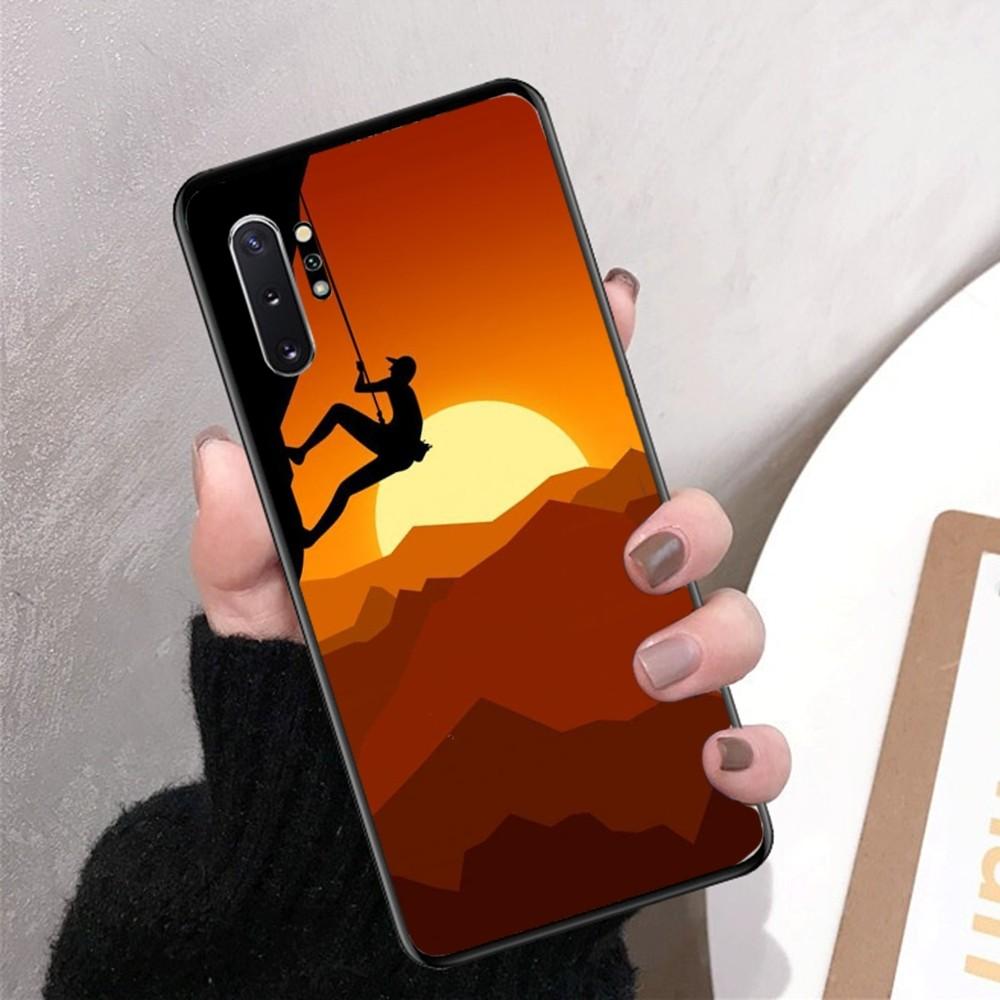 Climbing Mountain Phone Case For Samsung Note 8 9 10 20 Pro Plus Lite M 10 11 20 30 21 31 51 A 21 22 42 02 03