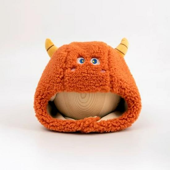 Solid Color Plush Baby Ear Protection Hat for Boys and Girls - Warm Autumn/Winter Style