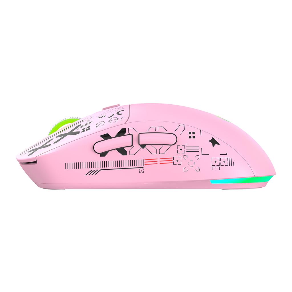Ergonomic RGB Gaming Mouse with Wired/Wireless/ 3 Connectivity Department