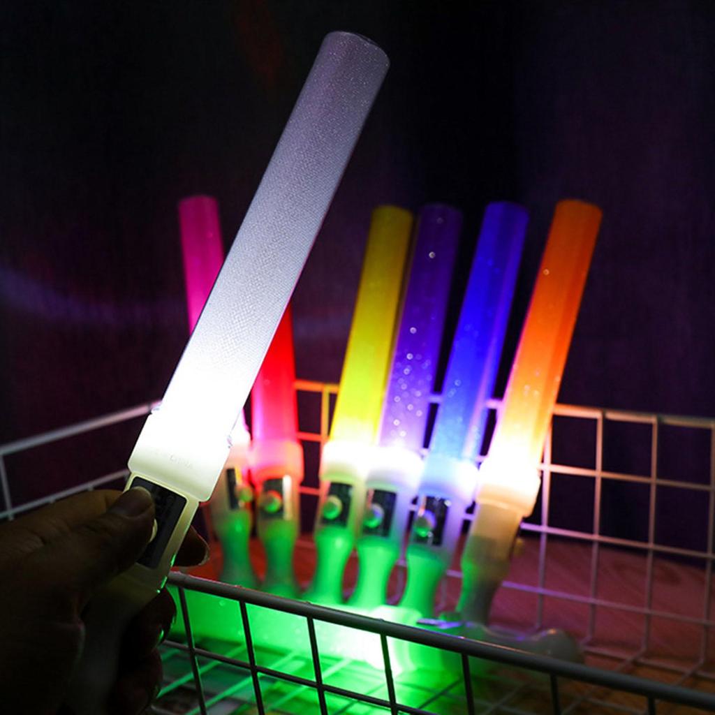 3 Modes Flashing LED Light Sticks Slim Glow in The Dark Sticks Light Up Toy Safety Lightsabers Party Supplies Durable