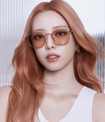 Byumaeb Ren_Full Titanium Soft Polygonal Sunglasses