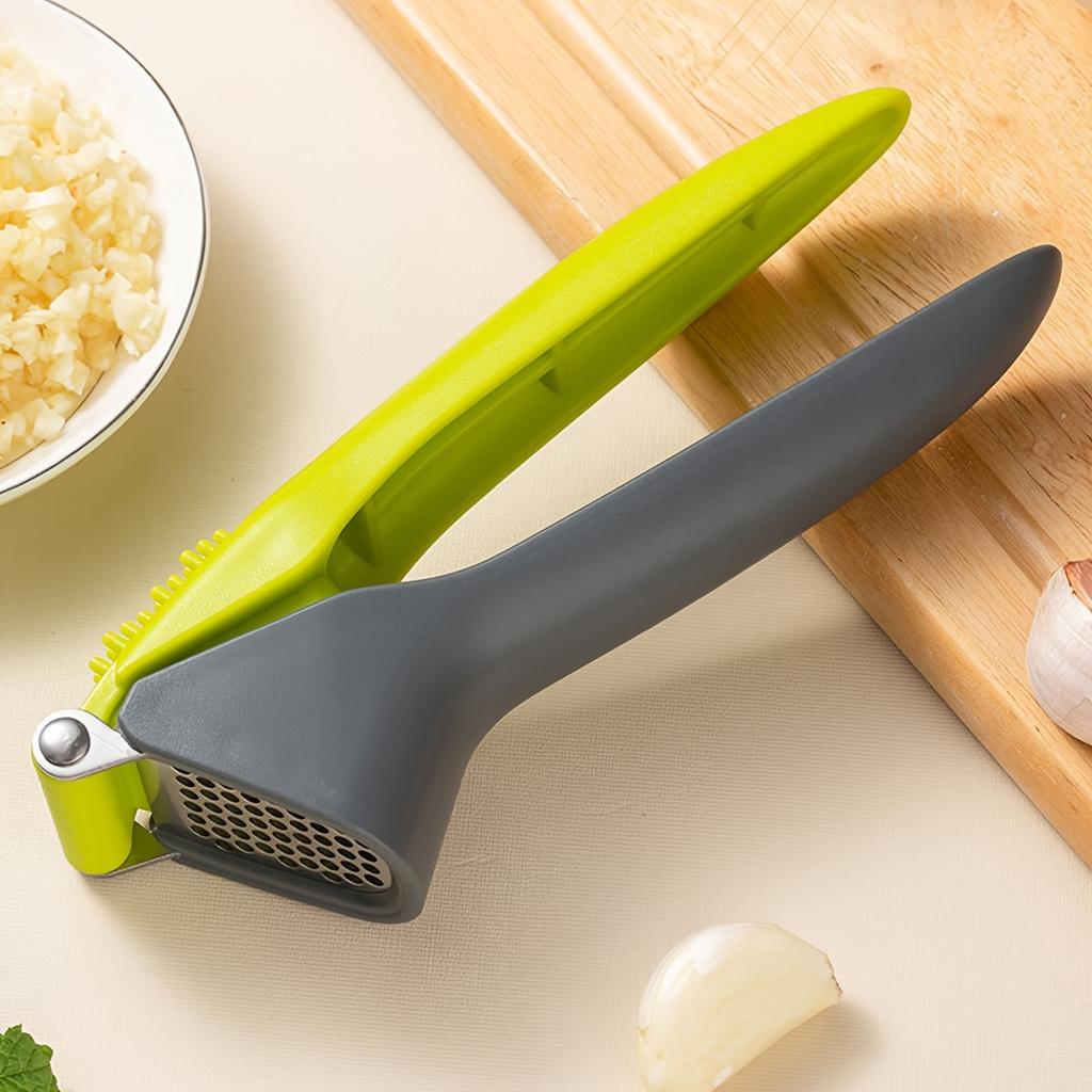 1pc Manual Garlic Press & Mincer - Efficient Garlic Crusher for Kitchen, Easy to Clean, Garlic Grinder, Kitchen Gadget