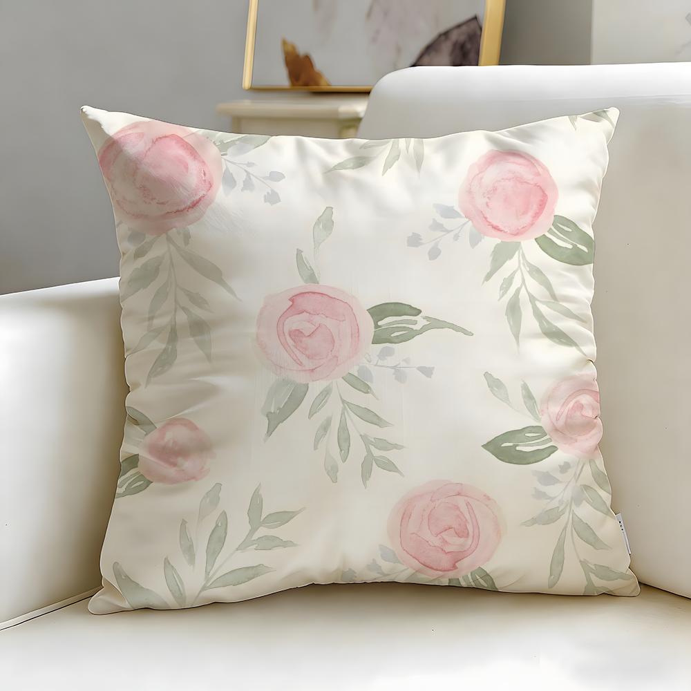 Tiedye Cushion Cover Soft EasyWash Pillow Case Versatile for Couch Bed Travel and Office