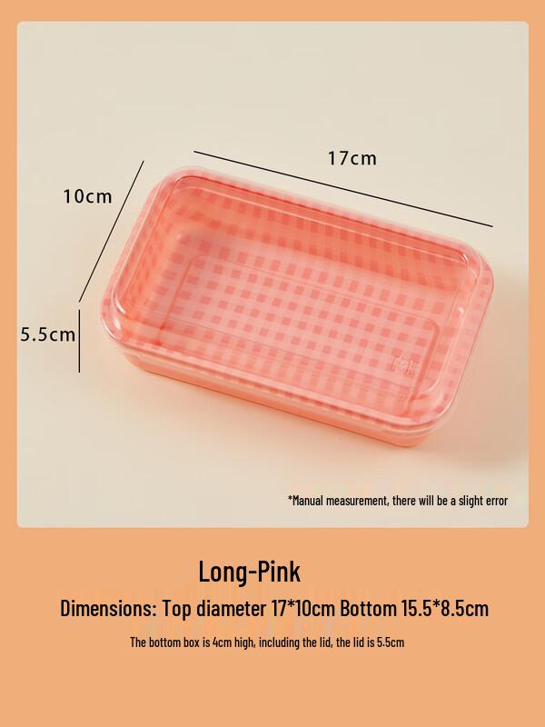 

Pink Disposable Dessert & Sushi Boxes with Lids, 50-Pack