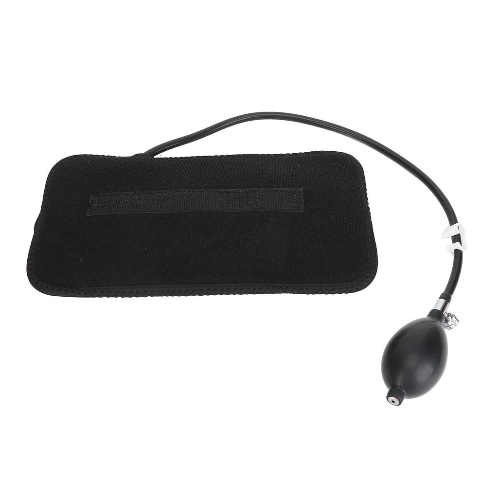 Inflatable Lumbar Support Pillow Ergonomic Design Lower Back Support Cushion with Pump for Car Office Chair Airplane