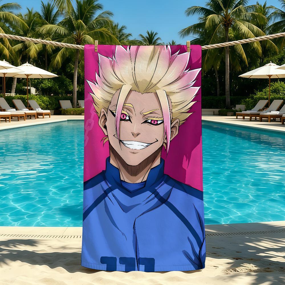 Anime S-Shidou R-Ryusei Towel For Outdoor Camping Beach Towel Super Absorbent Quick-Drying Summer Towel