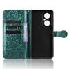 For Huawei Enjoy 80 Wallet Case Dot Pattern Imprint PU Leather Phone Cover