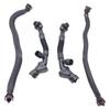 PCV Tube Kit Crankcase Vent Pipe Direct Replacement LH RH Placement 4-piece Set OE Part 11157575640 For BMW 550i