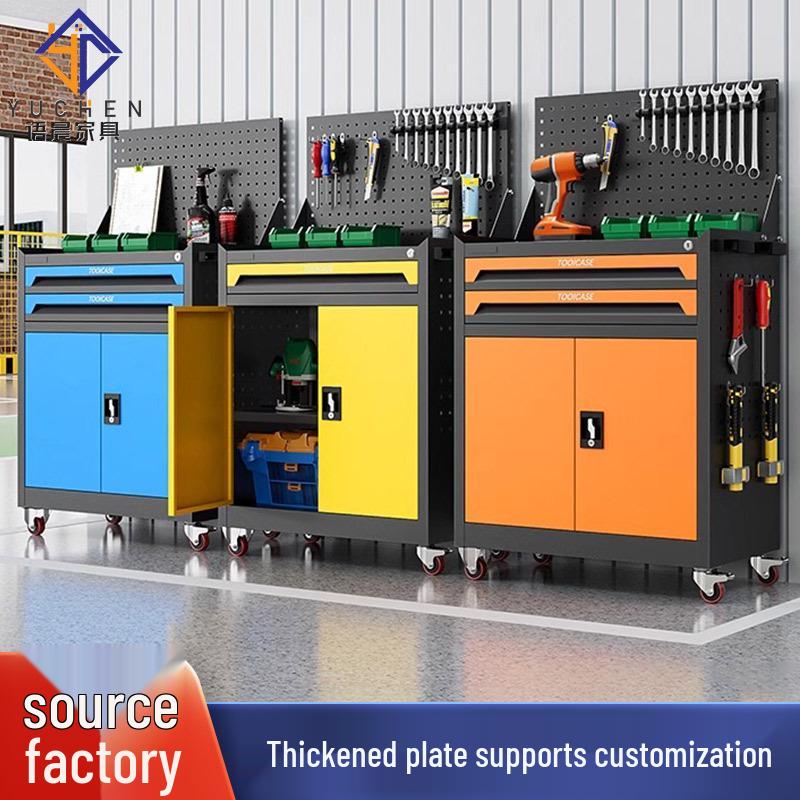 Heavy-duty Multi-layer Mobile Auto Repair Trolley with Drawers