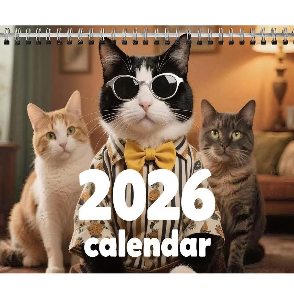 2026 Fashionable Cute Cats Calendar