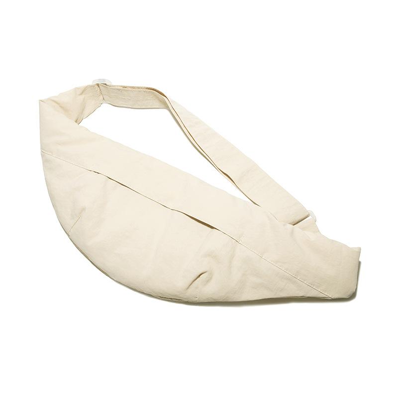 

New shoulder bag fashion Japanese trendy messenger bag light dumpling bag street trend couple shoulder bag бежевый