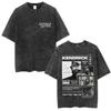 T-shirt Vintage Lavate Kendrick Lamar & SZA Grand National Tour 2026 They Not Like Us Grafica T-shirt Uomo Hip Hop T-shirt Y2K