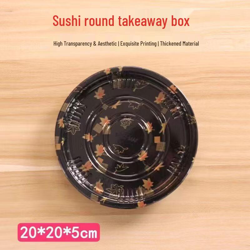 Saikeyou Disposable Sushi & Food Containers with Lids 100 count