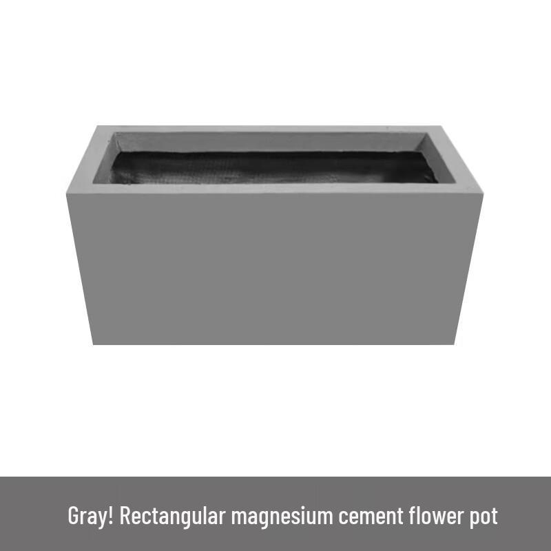 Rectangular Cement Outdoor Flower Planter