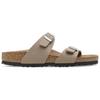 Birkenstock Sydney Vegan Synthetics Vegan Narrow Fit Sandals 'Gray Taupe' Women's 1026700