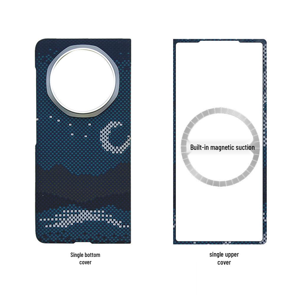 Honor MagicV5 Kevlar-Carbon Fiber Slim Anti-Fingerprint Phone Case