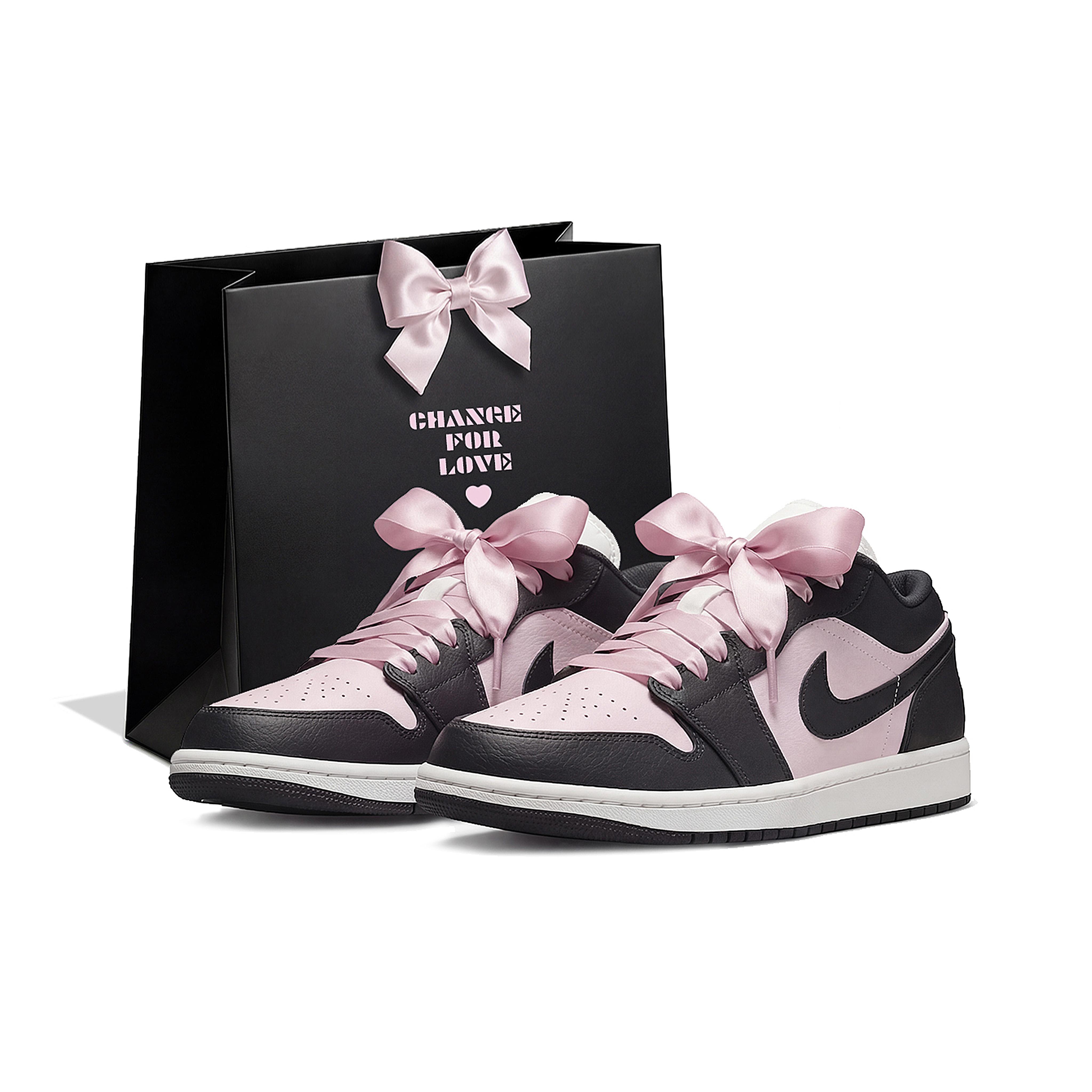 

Jordan Air Jordan 1 Valentine s Day Shopping Bag Slip Resistant Height Increasing Low top Vintage Basketball Shoes II0595-001(Team2154-S-BOX) 36