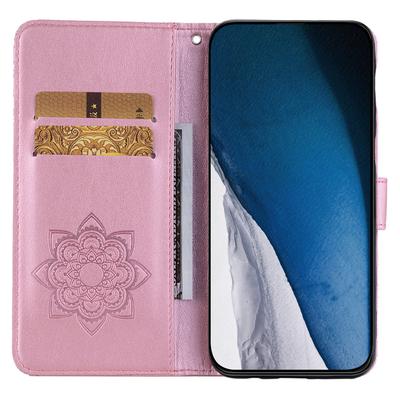 For Xiaomi Redmi Note 13 Pro 5G/Poco X6 5G Case Wallet Flip Phone Leather Cover Owl Flower Imprinted