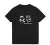 Unisexs Cartoon Cat Graphic Tshirt Round Neck Short Sleeve Loose Fit Simple Elegant Versatile High Quality Summer Unisexs Top