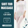 Costum Masaj cu Role cu Vid UNI 120 Den pe Tot Corpul Elastic Salon de Înfrumusețare Spa Body Alb M-XXL