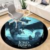 1pc The Lord of the Rings Office Round Area Rug, Under Office Chairs Bedroom Living Room Home Decor  A1022211