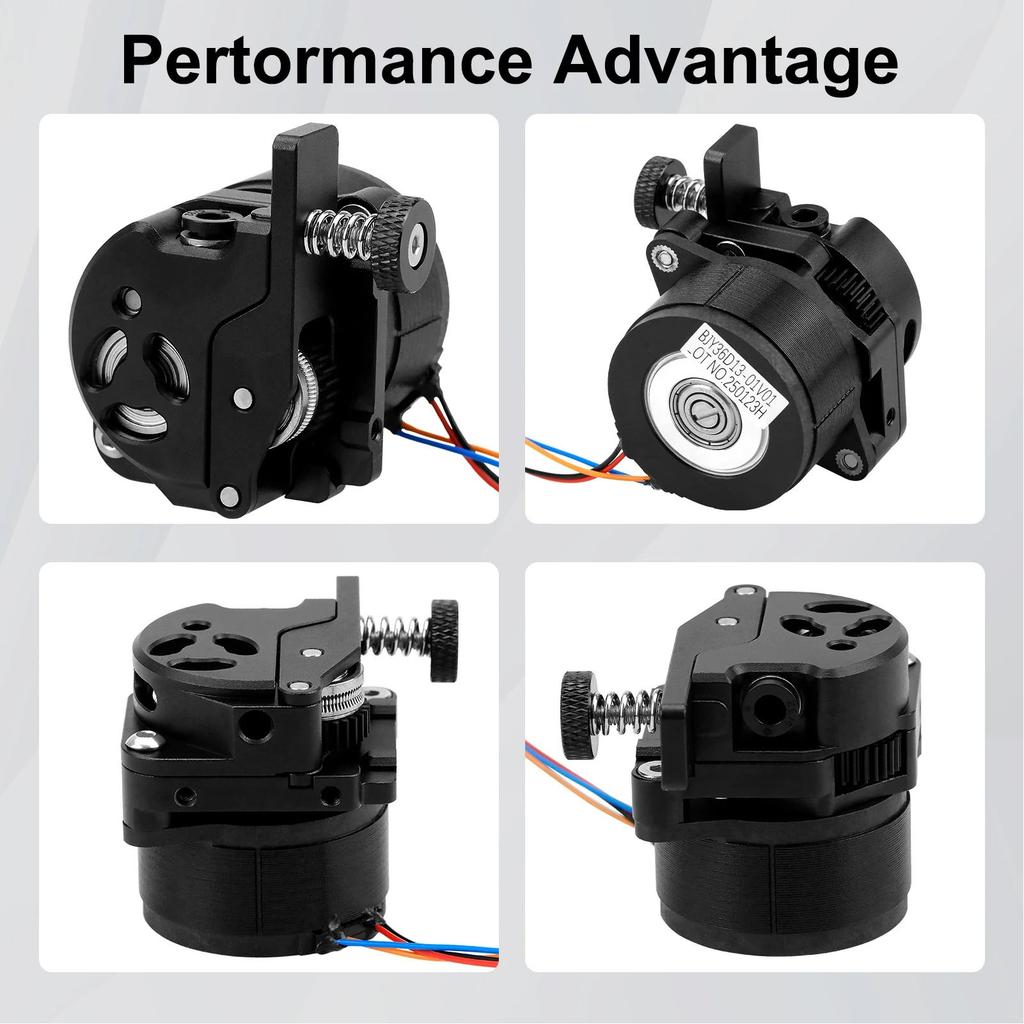 Extruder Replacement for K1 K1C K1 Maximum 3D Printer Dual Gear Feed All Metal Extruder and Circular Motor Support 1.75mm Filament