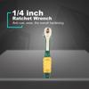 Mini Quick Ratchet Wrench 1/4 Wind Screwdriver Head Screwdriver Rod Quick and Simple Socket Wrench Release Tool