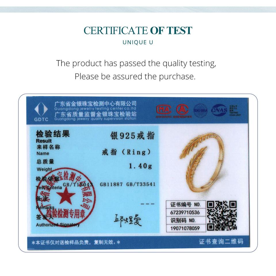 Inel de deschidere cu frunze de aur din argint 925 BAMOER, inel reglabil cu frunze simple, pentru femei, bijuterii fine șic