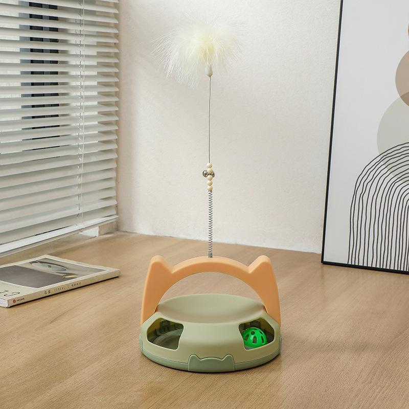 Pet Toy Cat Self-Happiness Interactive Toy Feather Cat Stick Funny Cat Toy Set Cat Toy