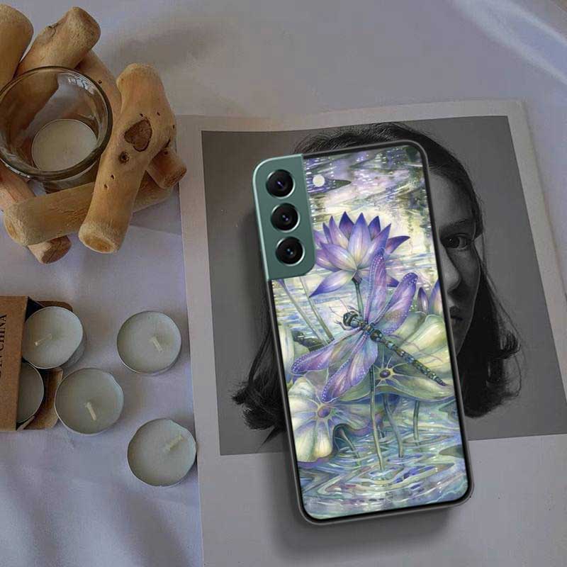 Dragonfly Phone Case For Galaxy A55 A35 A25 A15 A03S A04S A05S Samsung A20E A30 A40 A50 A70 A71 A51 A41 A31 A10S A21S Cover Capa