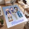HUNTRIX (144) Personalized Name Office Carpet Stylish Decor for Living Room Bedroom Kitchen