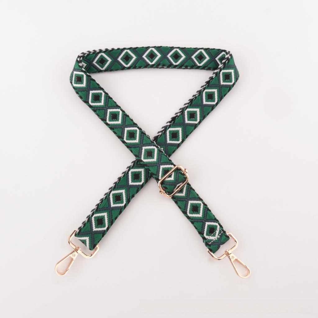 2.5cm Diamond Shoulder Strap Accessories Single Shoulder Crossbody Versatile Color Contrast Decompression Replacement Bag Strap