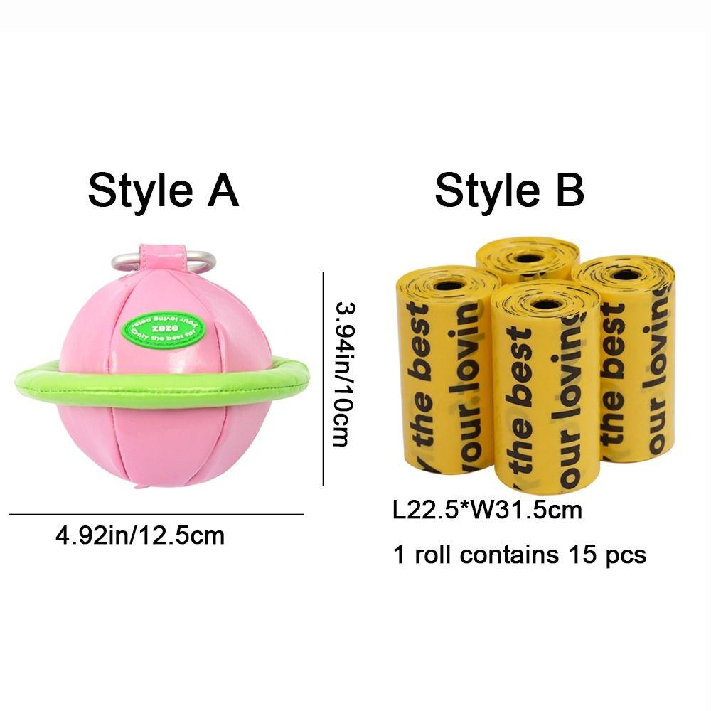 Colorful Dog Poop Bag Holder Hanging Dogs Waste Bag Holder Dog Poo Bags Dispenser Walking