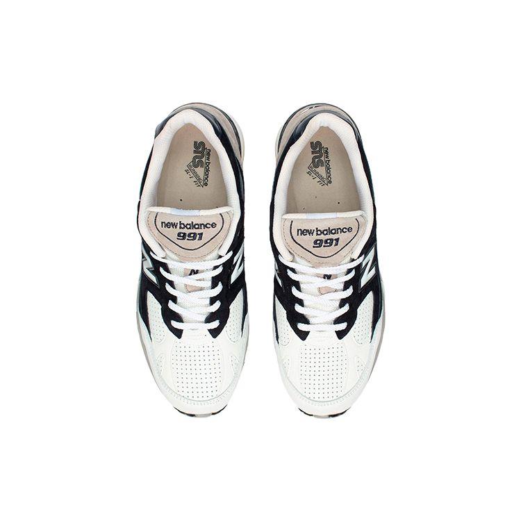 Sneakersnstuff X New Balance 991 Made In England Perforated Pack - Navy White Men Sneakers Blue Grey M991PJ