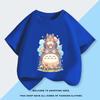 2026 Sommer Weich Niedlich Gestapelt Totoro Cartoon Gedruckt Kinder T-Shirt Reine Baumwolle Atmungsaktiv Rundhals Eltern-Kind-Kleidung