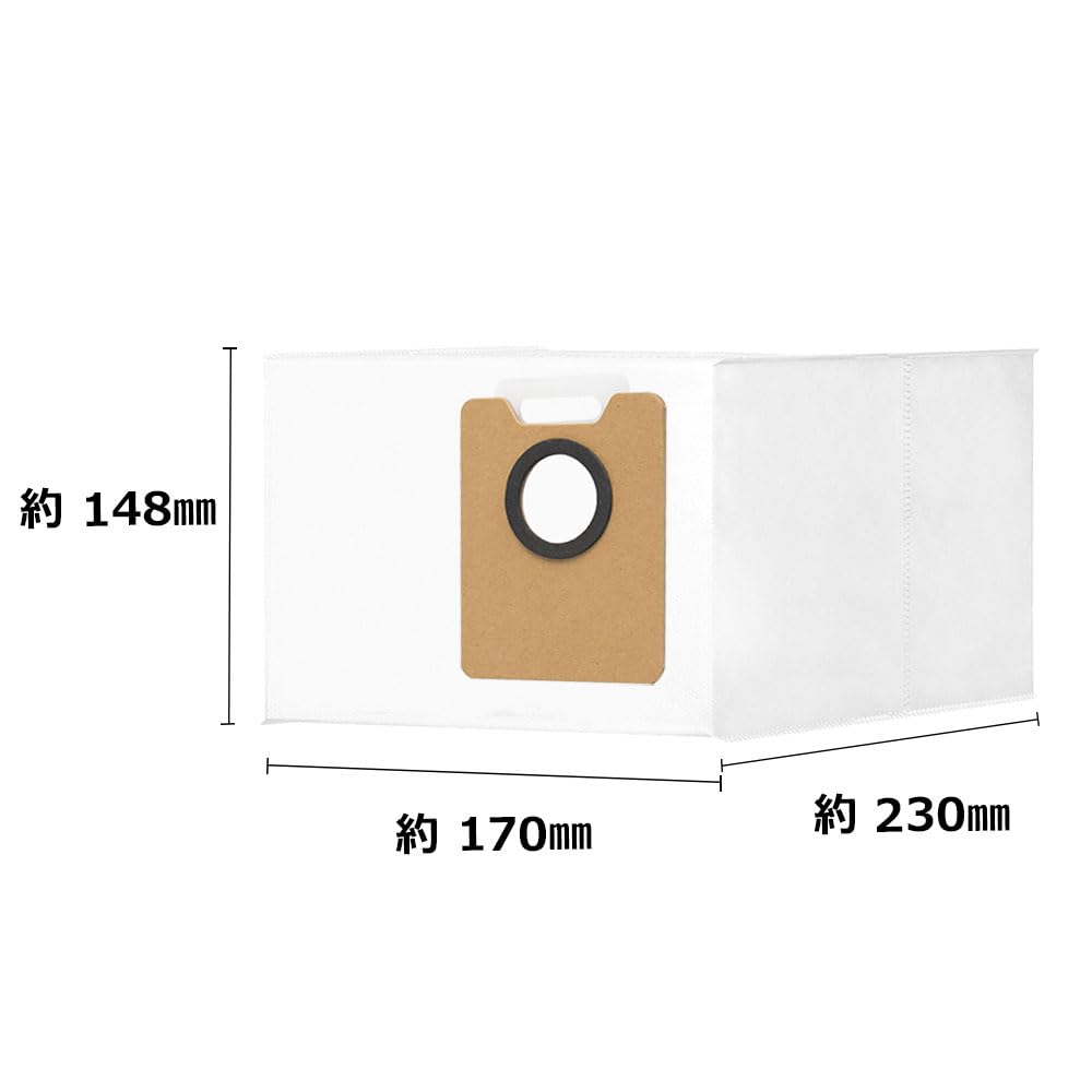 AnshinShop Ecobags DEEBOT Y1 PRO PLUS Pachet de gunoi 3 Pachet de hârtie DDB031001 Produs compatibil PLUS/Y1