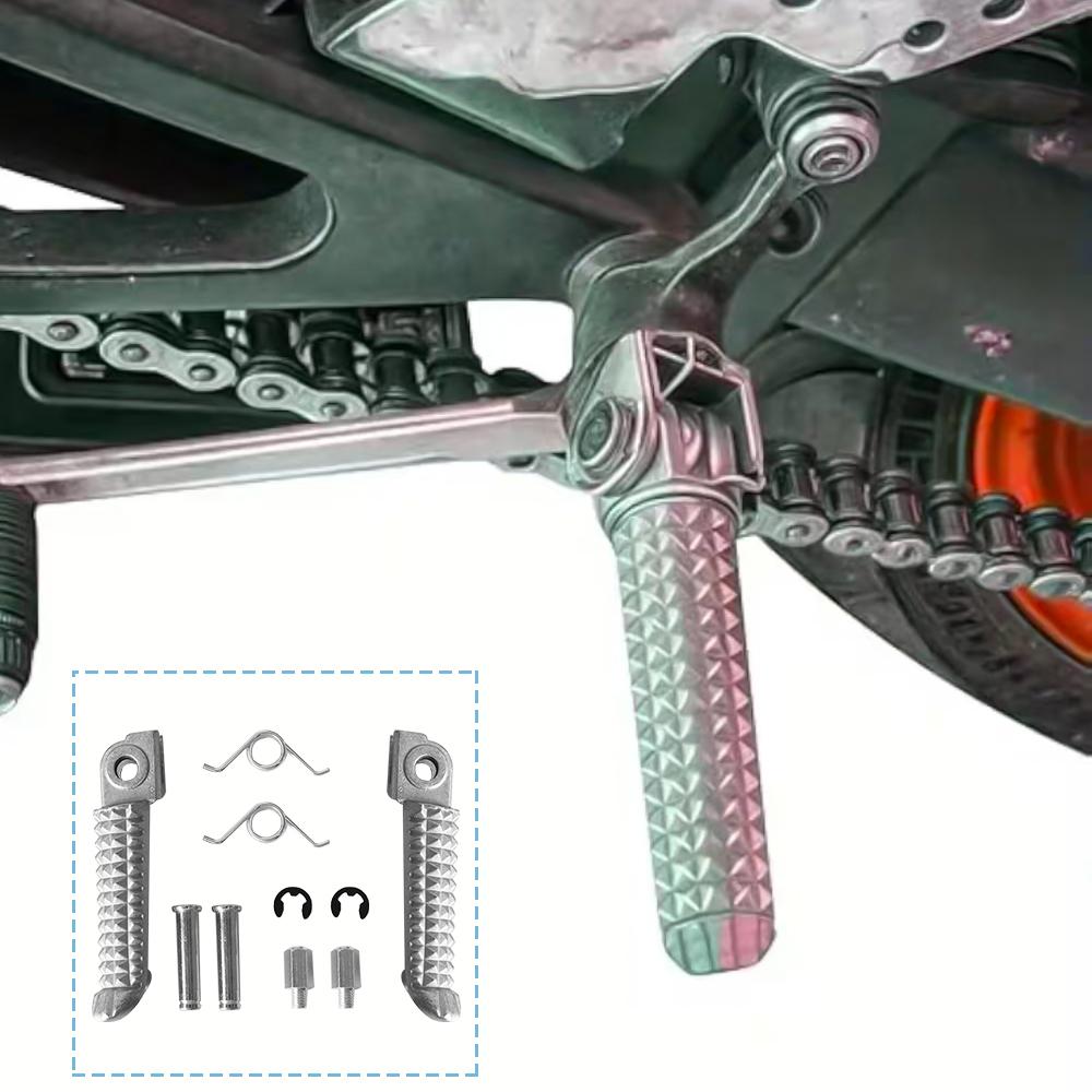 Motorcycle Footrests Foot Pegs Rear Front For Yamaha YZF R1 1998-2025 R6 2003-2020 YZF R6S R1M Motorbike-Accessories