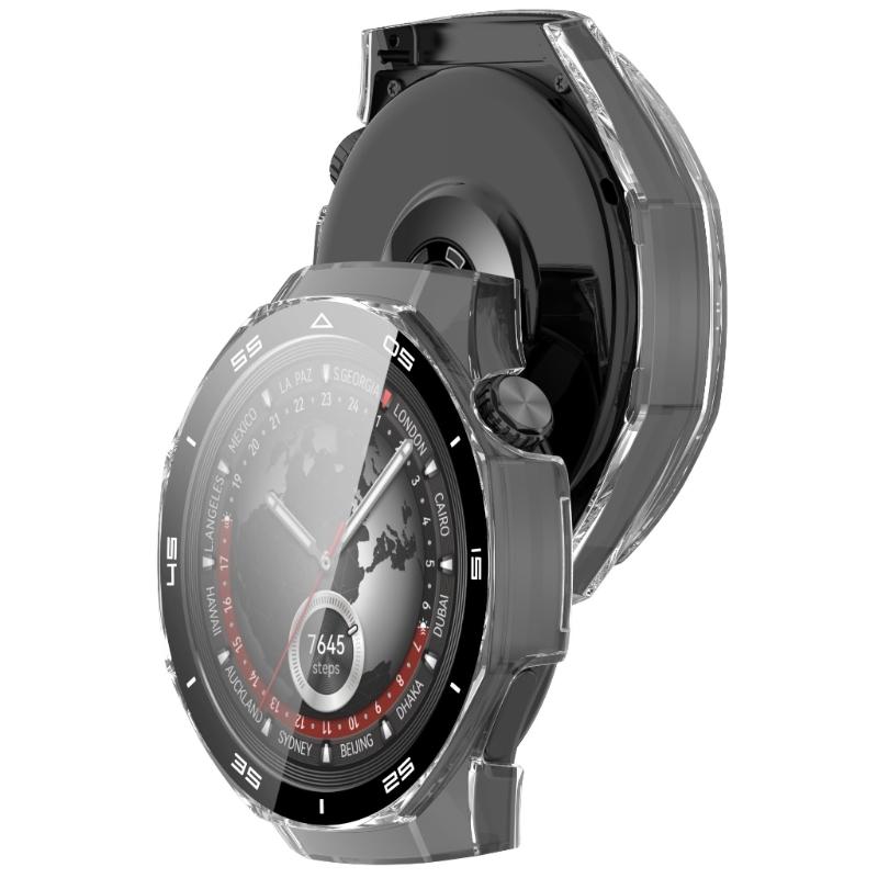 46mm Smartwatch Hard Case PC & Glass Watch Bumper Easy Installation Watch Protective Cover Simple To Use for Watch GT5