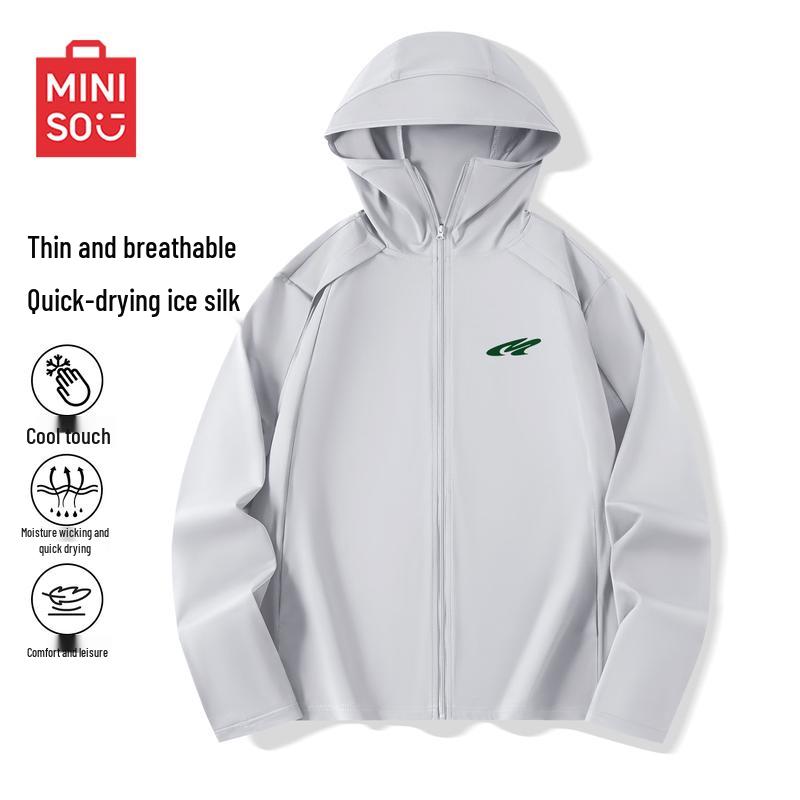 MINISO Men's Hooded UV Protection Quick-Dry Jacket