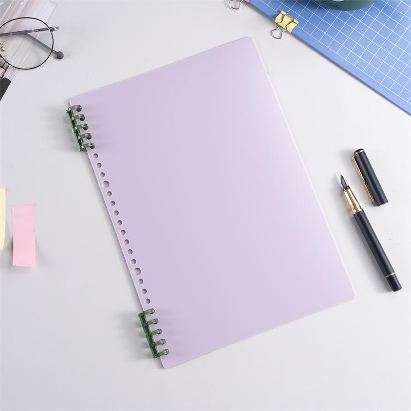 A4 B5 A5 4Pcs DIY Loose Leaf Notebook Refill Spiral Cover Index Paper Inner Pages Daily Planner Line Grid Blank Agenda