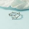 Adjustable Mori Style Open Ring for Women - Simple, Versatile Design with Fresh, Unique Personality