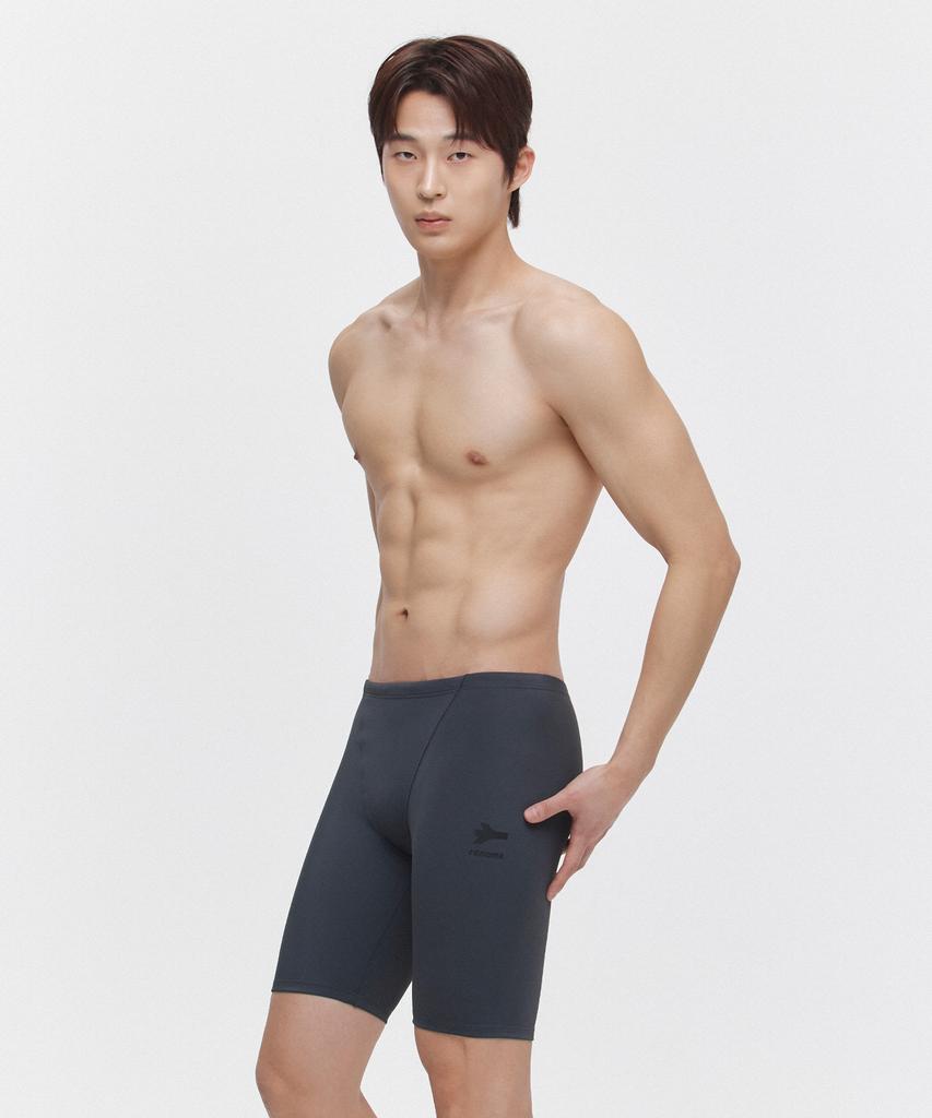Lenomasuyeongbog Men'S Mat 4-Part Swimsuit Deep Grey Rn-Ms2G504-Dg